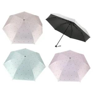 [보그] 50 체리 스트라이프 암막코팅 3단 슬림 수동 우양산 우산 양산 MUVGU6000