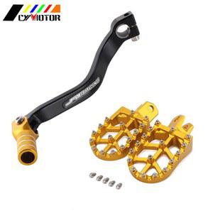 스즈키 RM125 오토바이 시프트 레버 기어 400 페그 400E RM250Z RMX250 발판 CNC DRZ FOOTPEG 400SM RM250 400S