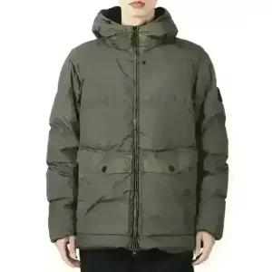 디몬트 스톤 남성 와펜 패치 크링클랩스 후드 패딩 자켓(카키) K2S15 4100011 S0A23 V0054