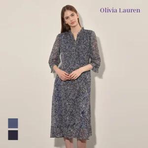 [올리비아로렌] 프린트 랩 원피스_VOBOA4F7221
