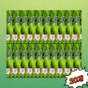 죽염 네추럴 후레쉬 허브 치약 130g 20개