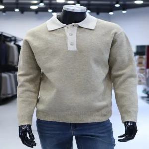 [STCO]STCO 세이브존04 FW 배색 솔리드 카라니트 2KT24361 (40359730)