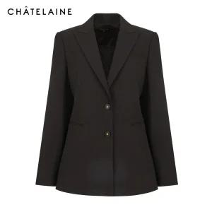 [샤트렌] 여성 슬림핏 싱글 테일러드 자켓_HCDFJK102