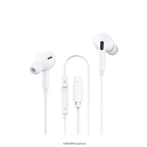 ACRO 커널형 8핀 아이폰 화이트 유선 이어폰 아크로 BTN1