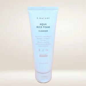 에스네이처 아쿠아 라이스 약산성 클렌징폼 160ml 1개