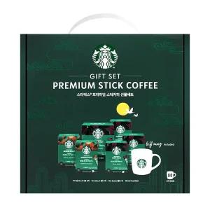 스타벅스 프리미엄 스틱커피 선물세트(스틱커피 80T+화이트 머그 325ml)