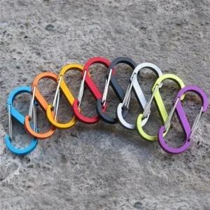 S카라비너 캠핑비너 컬러 클립 알루미늄 다용도