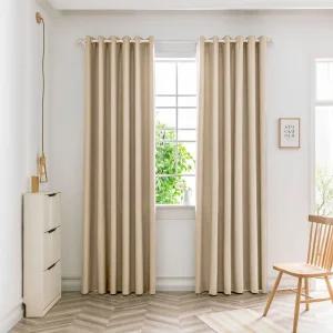 암막커튼 원룸 자취방 짧은커튼 아일렛 창문형 봉커튼