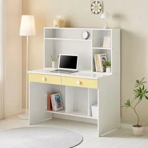 [히트가구] C4204 LPM 투서랍 책꽂이 책상세트 1200 5colors (착불)