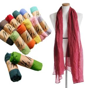 잔주름 칼라 롱 시스루스카프 봄가을용 얇은망사/스카프/봄머플러/여름/머플러/긴스카프/패션/봄가을