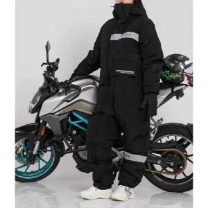 오토바이 우주복 라이더 자켓 두꺼운 방한 겨울 슈트