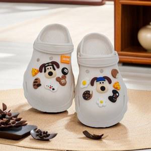 14PCS 애완 동물 시리즈 신발 참 세트 나막신 가방 버블 슬라이드 샌들 PVC 장식 비치 액세서리