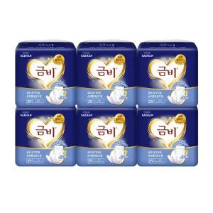 금비 성인용 속기저귀 슈퍼롱 라운드형 25개입 6팩 (총150개)