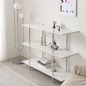 마레앤코 실버라이닝 미드센츄리 1200 3단 선반장식장