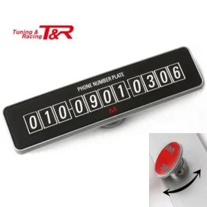 스탠드 회전 주차 전화번호 연락처 판 주차알림판 연락처 퍼즐번호 전화번호판