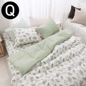 고품질 차렵이불 퀸 마이크로 플로럴 베이지 (WFJQZX1)