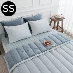 고품질 극세사 차렵이불 빌리 리버서블 싱글 민트그레이 (WFJR029)