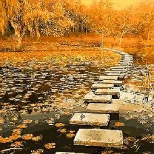 피포페인팅 Q391 가을테마시리즈 diy명화그리기 액자 명화 홈갤러리