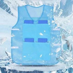 8포켓 쿨 메쉬 아이스 냉감 냉감조끼 얼음 조끼 베스트 작업