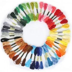 자수실세트 8pcs dmc 스레드 크로스 스티치 면 바느질_22771158