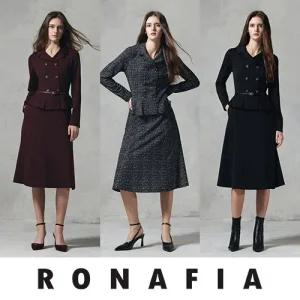 [로나피아]25FW 2 in 1 더블 페플럼 드레스 원피스 1종