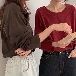 [제작] 베이직 데일리 라운드넥 루즈핏 티셔츠 83926 빅사이즈 여성의류