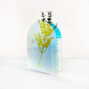 홀로그램 아크릴 화병 중형 장식 인테리어 소품 감각적인