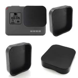 렌즈 캡 보호 커버 고프로 히어로 7 6 5 호환 블랙 실버 HERO SJ4000