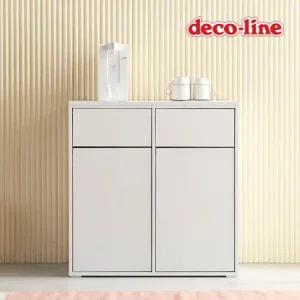 데코라인 코넬 쉐프 2칸 분리수거함 수납장 DGN021C (착불)
