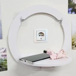 무타공선반 이미 조립식 부착식 인테리어 선반 원형 미니선반 벽선반 인테리어선반