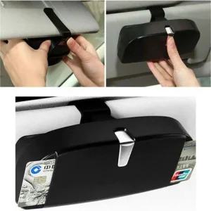 원터치 차량선글라스케이스 안경보관함 선바이저클립