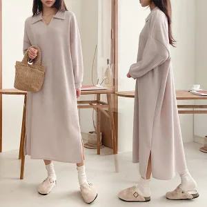 [아이우먼]위쉬몰 NO 옆트임카라롱원피스(K536H509) 빅사이즈