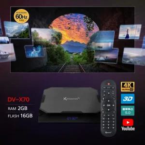 스마트셋톱박스 4K UHD 안드로이드 HDMI 미러링 USB 옵티컬 메모리슬롯 블루투스 디빅스 멀티코덱 WiFi LAN 차량용 가정용-O7