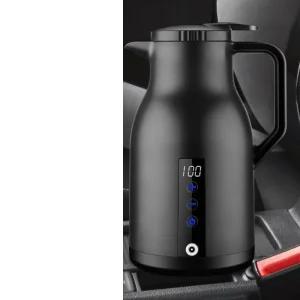 차량용 커피 포트 트럭 자동차 전기 주전자 온수기 1000ml온수기 - 화이트