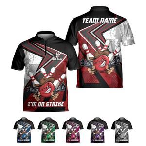 남녀 맞춤 볼링 유니폼 - 팀용 스타일 셔츠