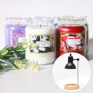 라움데코 페탈리캔들+모티브 빛조절 캔들워머 세트