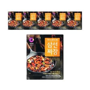 청정원 삼선짜장분말, 80g, 6개