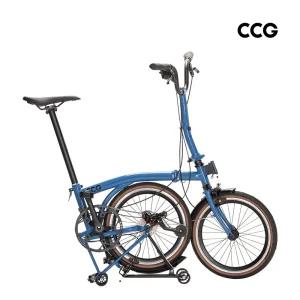 CCG 피타고 16인치 9단 트라이폴드 접이식 미니벨로 자전거