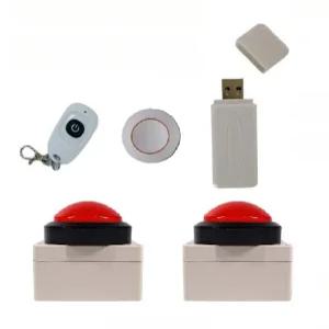 무선 버저 엔터버튼 입력 손바닥 스페이스바 정답 서비스 주전자 부저 송신기 대회 버튼