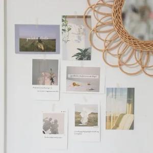 감성 레터링 엽서 세트 30종/종이/캘리/카드/미니/메세지/감사/인테리어/사진/예쁜/엽서지/캘리그래피/용지