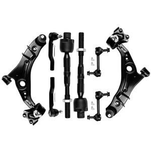 SCITOO 8pcs 프론트 로어 컨트롤 암 볼 조인트 스윙 바 링크 외부 내부 타이 로드 엔드 서스펜션 키트 교체용 링컨 MKX 2007 2008 2009 2010 2011 2012 2013 2014