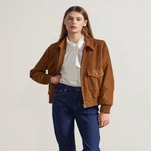 [최초기획가 399000원/ROBO] 로보 이태리 스웨이드 집업 재킷