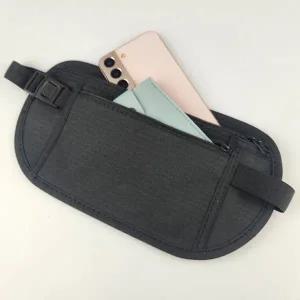 슬림 허리 파우치 힙색 허리에차는가방 블랙-WF54932