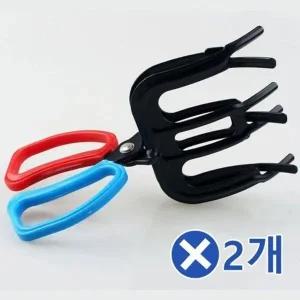 튼튼한 3발 물고기집게x2개 바다낚시용품 집게손-WFCC9B2