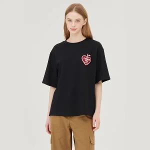 [롯데백화점]베네통 애플 자수 포인트 티셔츠 (BATSF7541)