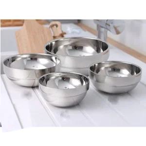 (소형 10.5cm) 이딜리 이중 진공 스텐 국그릇/그릇/면기/라면기/빙수/샐러드볼/중탕기/대접/우동/화채/냉면