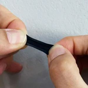 블랙 씌우는 슬림 실리콘 4P 안경코받침 코패드