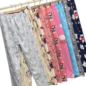 [오노마] ONM 캐릭터 수면바지 극세사 커플 룸웨어