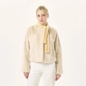 [진도모피](강남점)머플러 세트 밍크 자켓 (CFJ020)