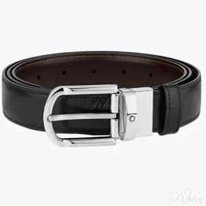몽블랑 남성 양면 벨트 액세서리 프리컷팅 111080